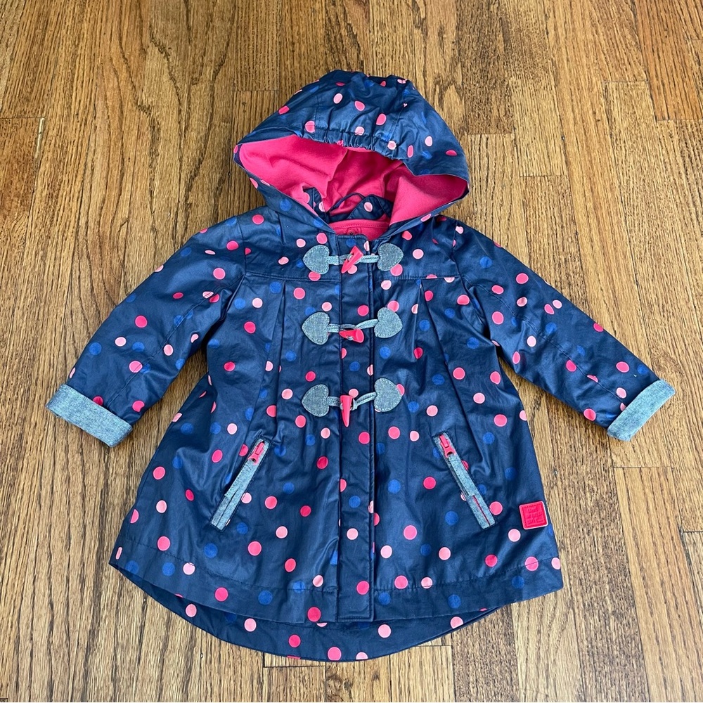 Polka Dot 12mo Pink and Blue Jacket